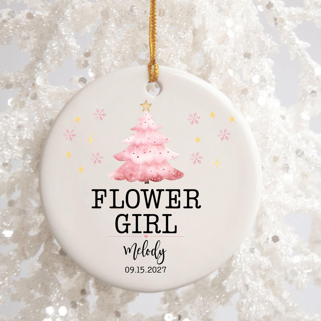Flower Girl Christmas Ornament
