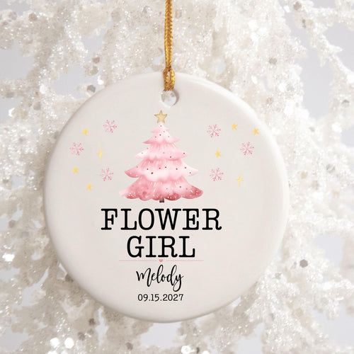 Flower Girl Christmas Ornament