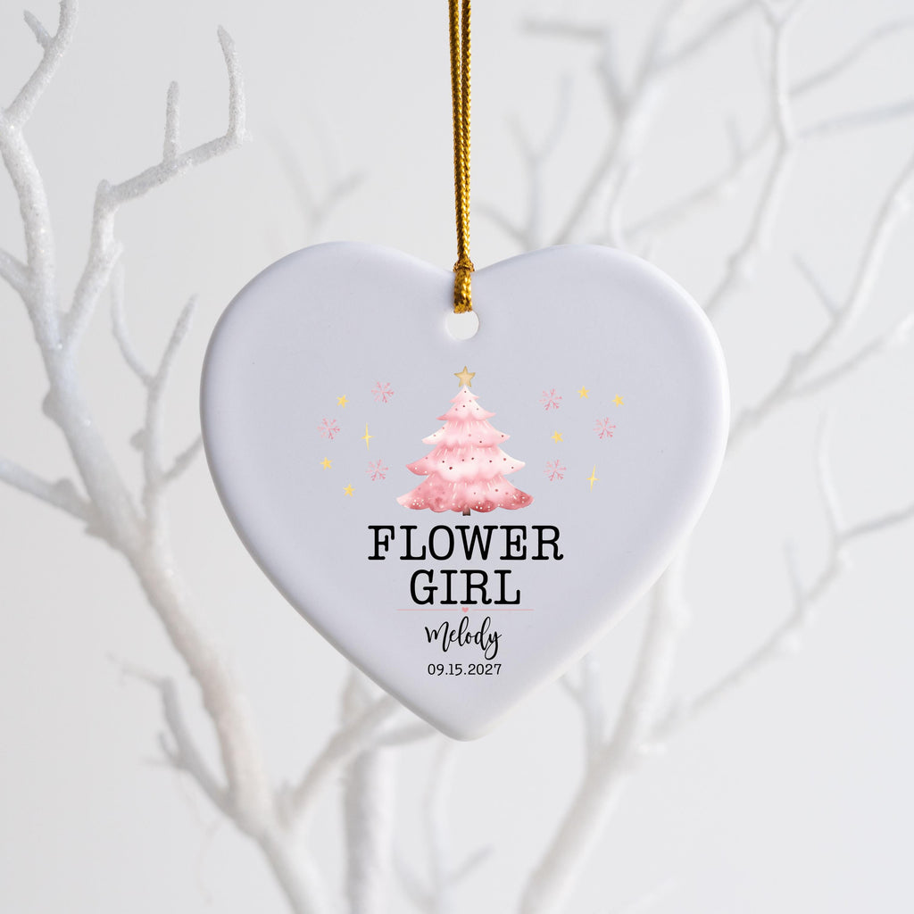 Flower Girl Christmas Ornament