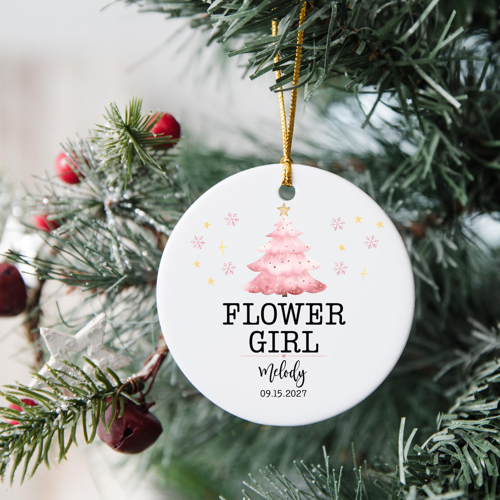 Flower Girl Christmas Ornament