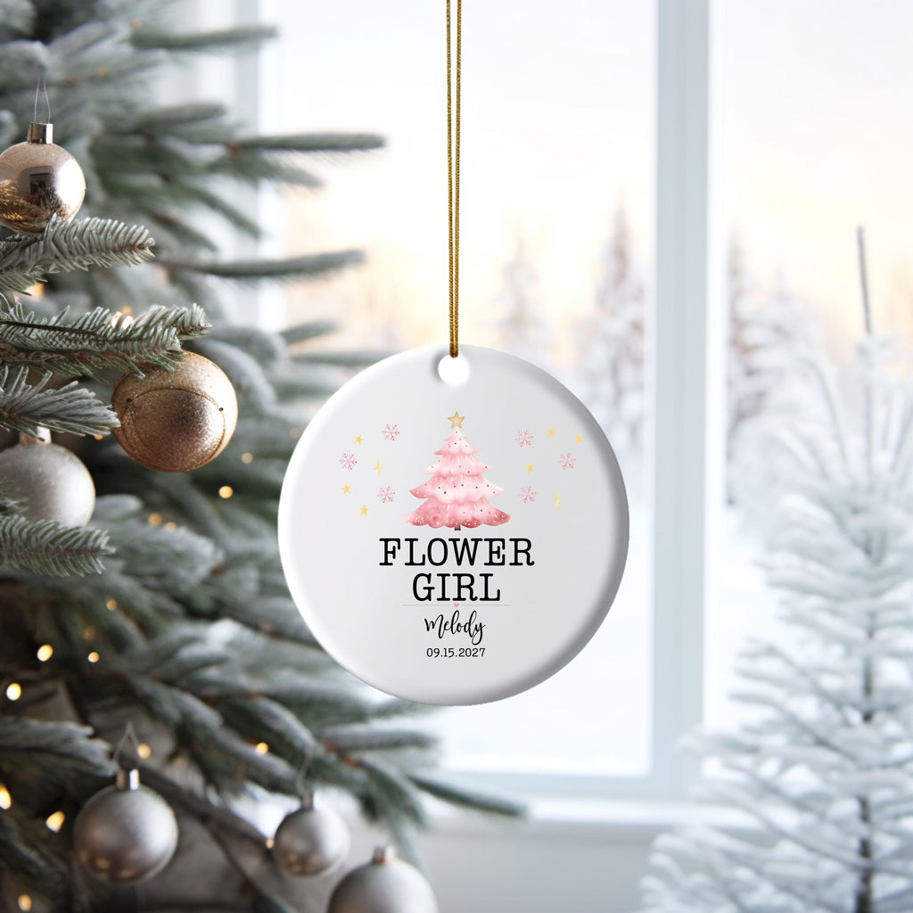 Flower Girl Christmas Ornament