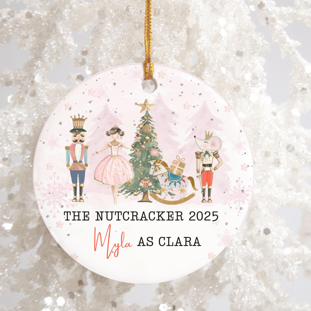 Nutcracker Ornament Nutcracker Play Ballerina Ornament Nutcracker Ballet Sugar Fairy Clara Christmas Gift Nutcracker Christma