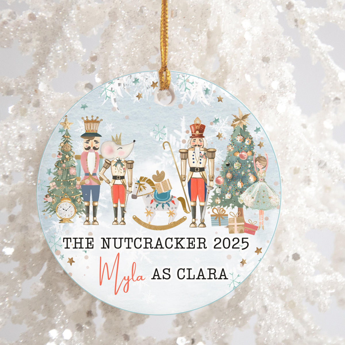 Nutcracker Ornament Nutcracker Play Ballerina Ornament Nutcracker Ballet Sugar Fairy Clara Christmas Gift Nutcracker Christma