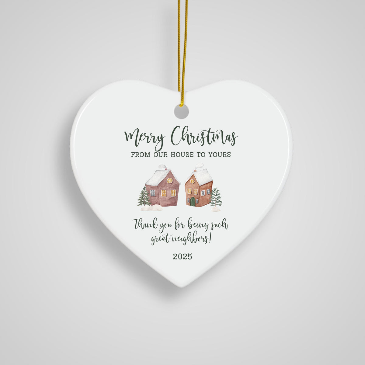 Neighbor Ornament Christmas Gift for Neighbor Best Neighbor Ever Gift Neighbor Appreciation Gift Neighbor Christmas Gift Neig