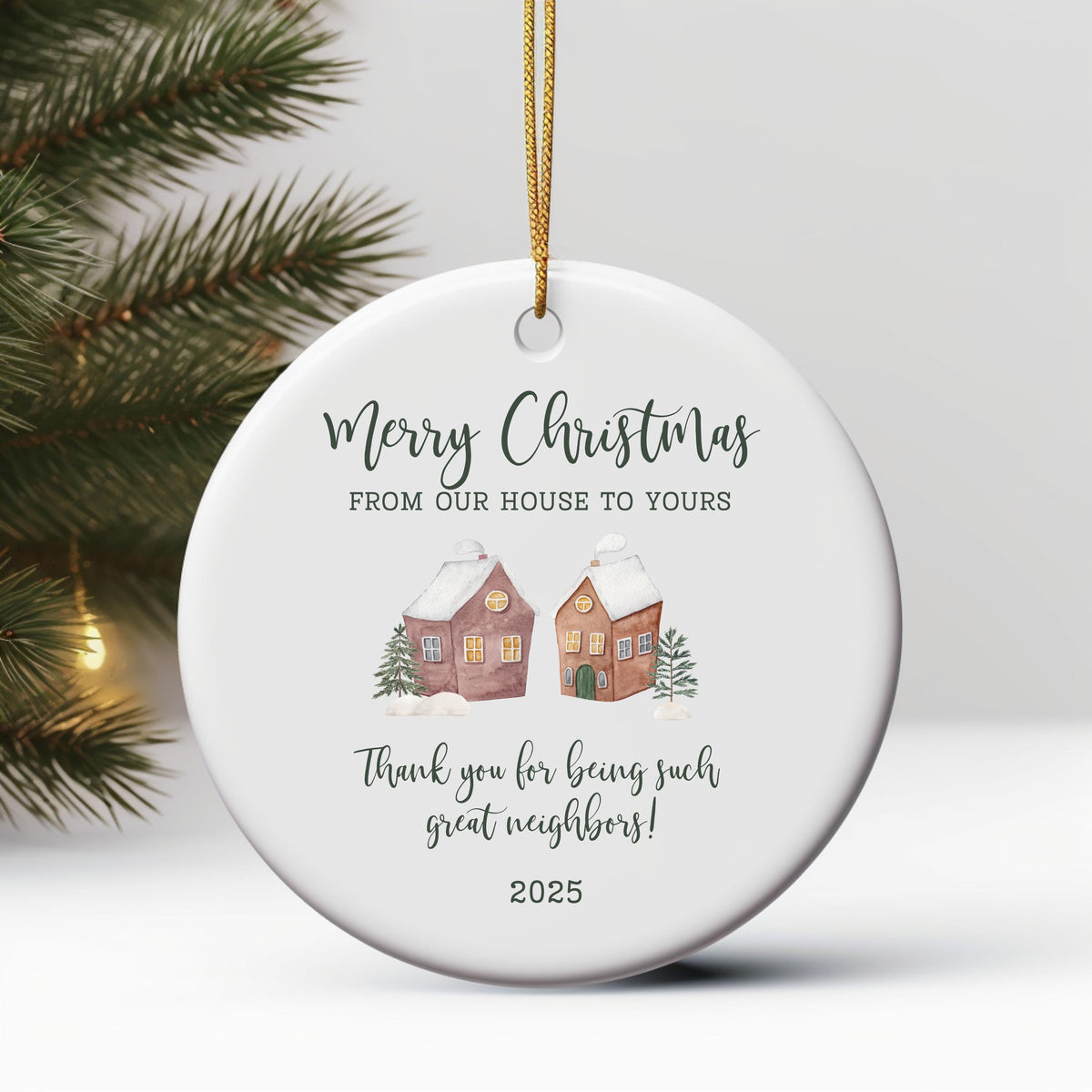 Neighbor Ornament Christmas Gift for Neighbor Best Neighbor Ever Gift Neighbor Appreciation Gift Neighbor Christmas Gift Neig