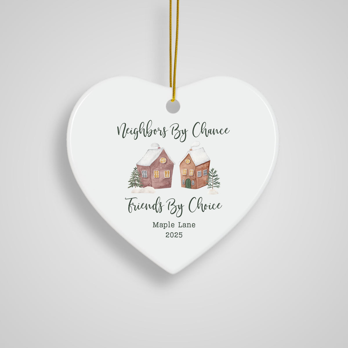 Neighbor Christmas Gift for Neighbor Best Neighbor Ever Christmas Ornament Neighbor Appreciation Gift Neighbor Christmas Gift