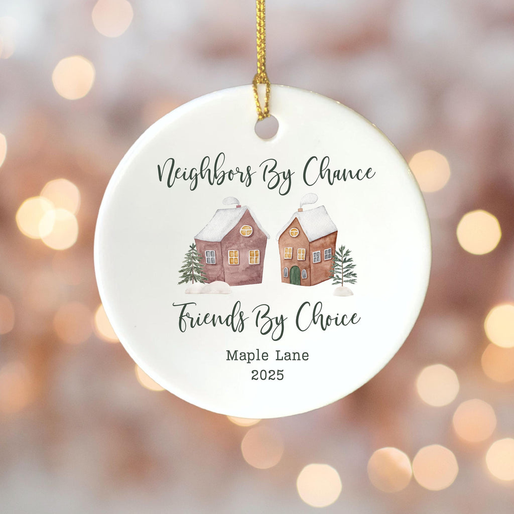 Neighbor Christmas Gift for Neighbor Best Neighbor Ever Christmas Ornament Neighbor Appreciation Gift Neighbor Christmas Gift