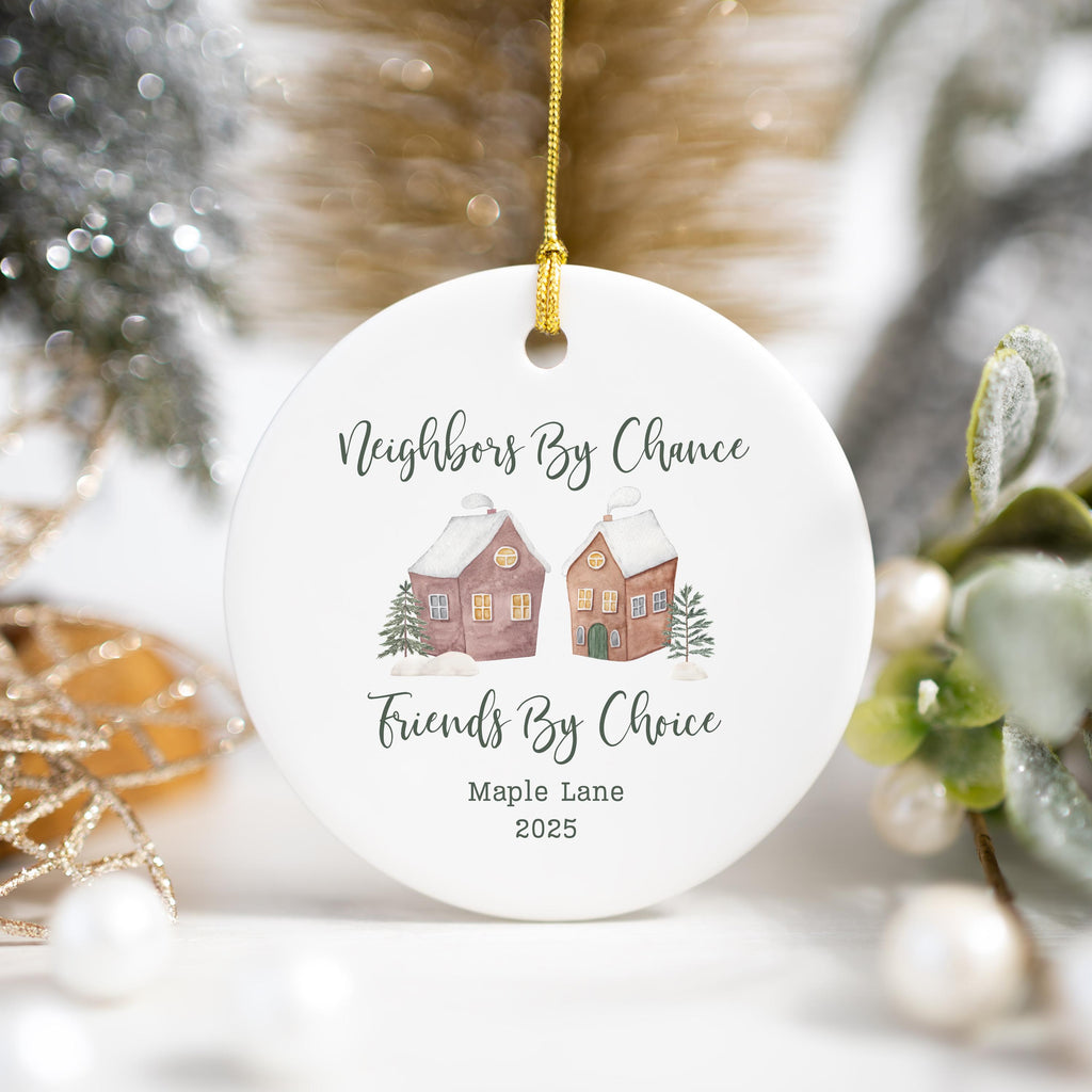 Neighbor Christmas Gift for Neighbor Best Neighbor Ever Christmas Ornament Neighbor Appreciation Gift Neighbor Christmas Gift