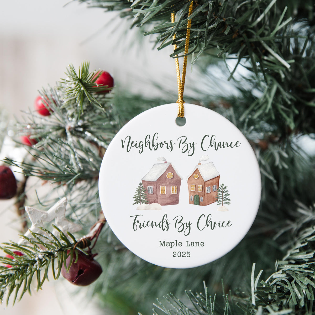Neighbor Christmas Gift for Neighbor Best Neighbor Ever Christmas Ornament Neighbor Appreciation Gift Neighbor Christmas Gift