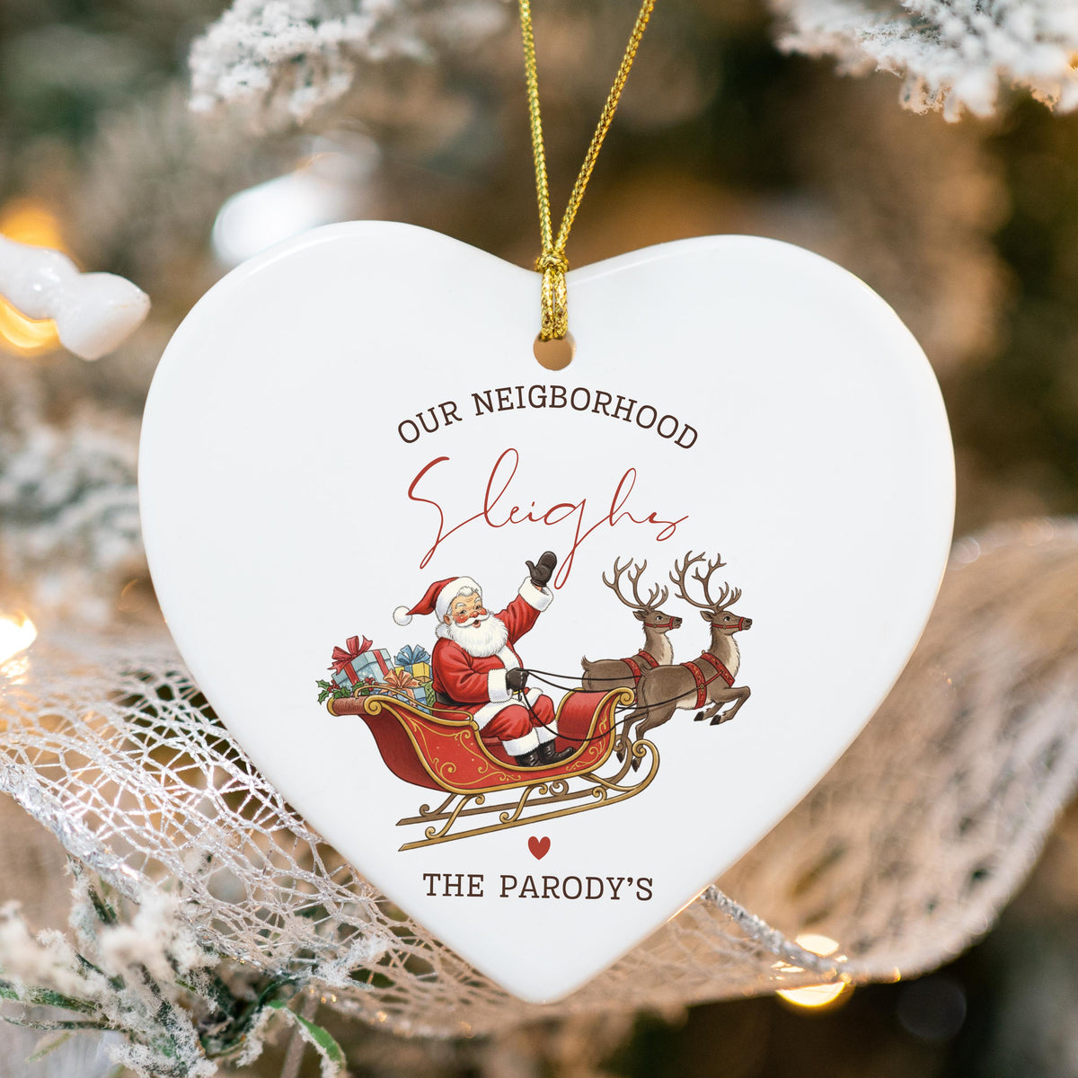 Neighbor Christmas Gift for Neighbor Best Neighbor Ever Christmas Ornament Neighbor Appreciation Gift Neighbor Christmas Gift