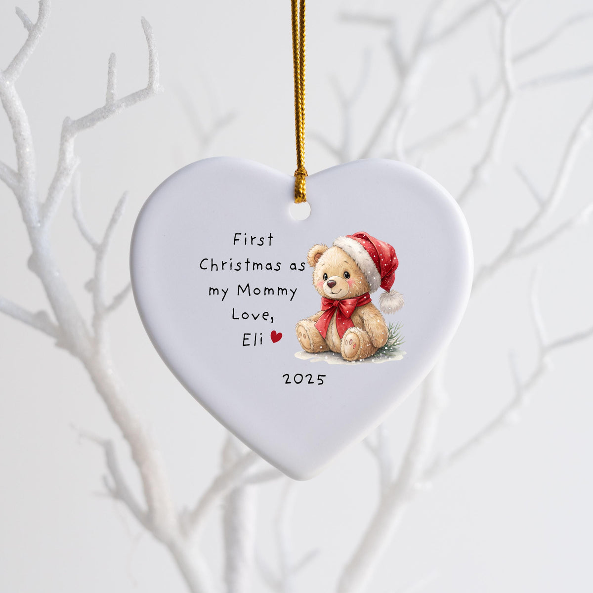 First Christmas as Mommy Ornament from Baby Personalized New Parent Ornament Personalized Ornament for New Mom Christmas Gift