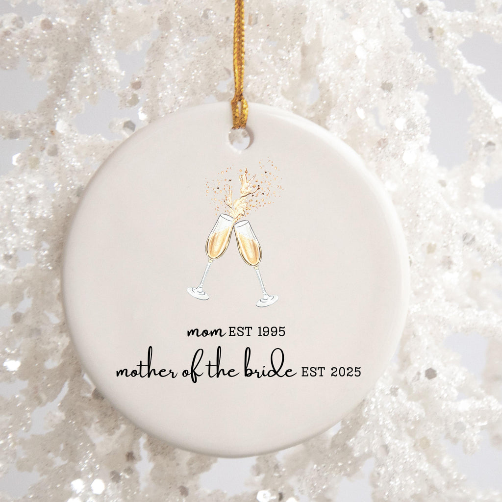 Personalized Gift for Mother of the Bride Custom Ornament Gift for Mom from Bride Gift From Daughter Wedding Keepsake for Mom