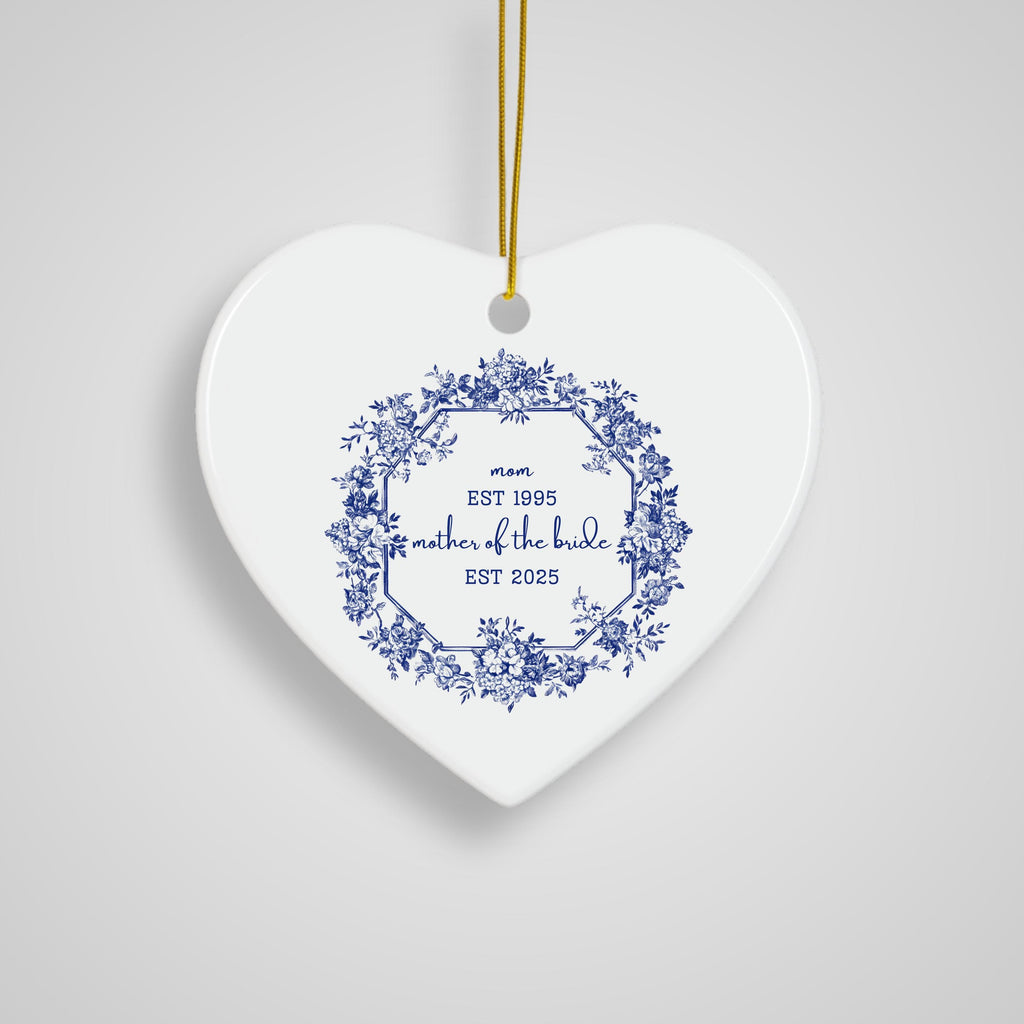 Personalized Gift for Mother of the Bride Custom Ornament Gift for Mom from Bride Gift From Daughter Wedding Keepsake for Mom