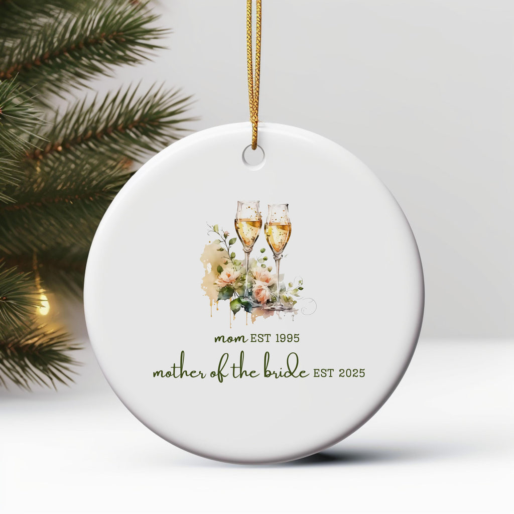 Personalized Mother of the Bride Ornament
