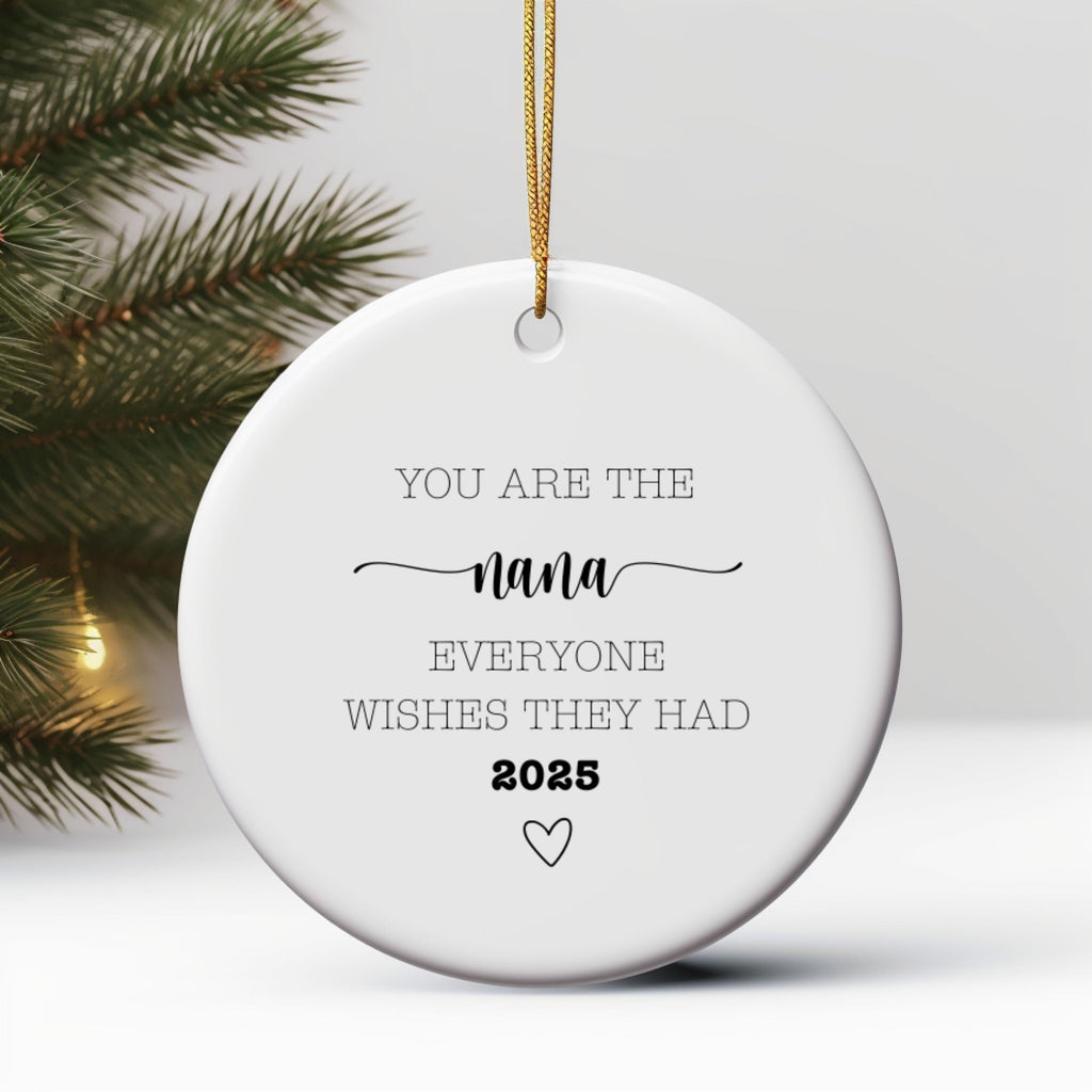 Nana Ornament Christmas Gift for Nana Christmas Ornament Present for Nana gift from grandkids gift nana Grandma Christmas gif