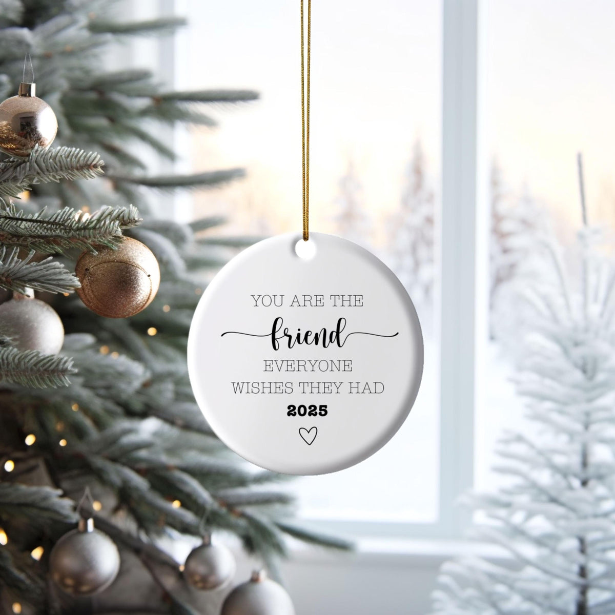 Friendship Christmas Ornament