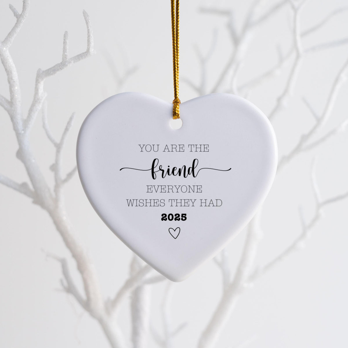 Friendship Christmas Ornament