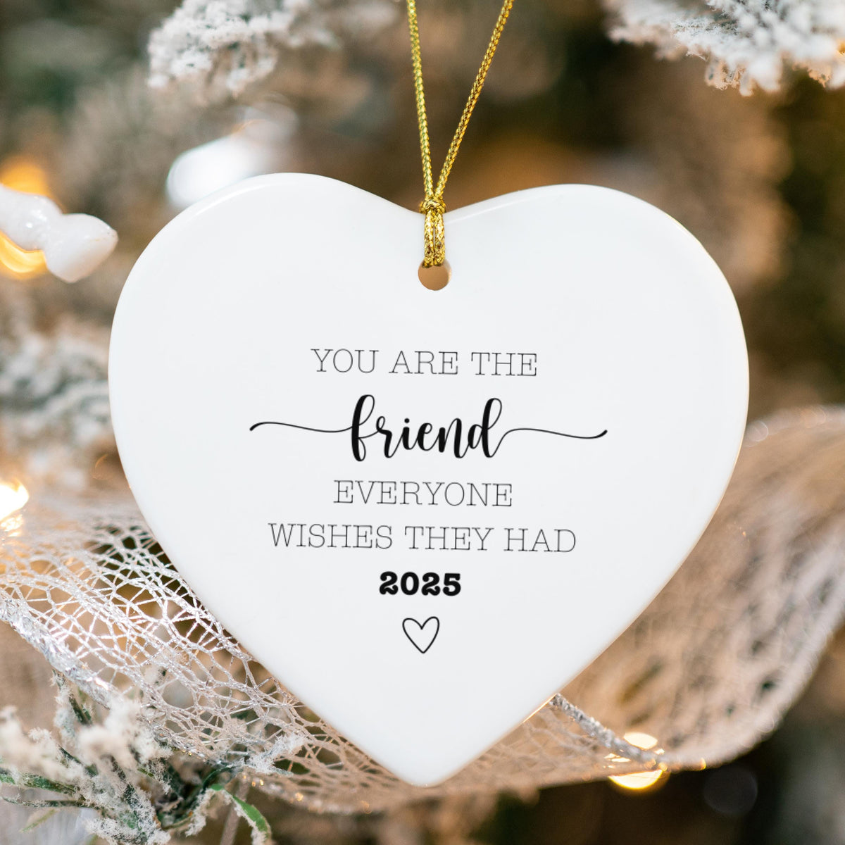 Friendship Ornament Best Friend Gift Christmas Gift for Friend Appreciation Friendship Christmas Ornament Friend Keepsake Gif