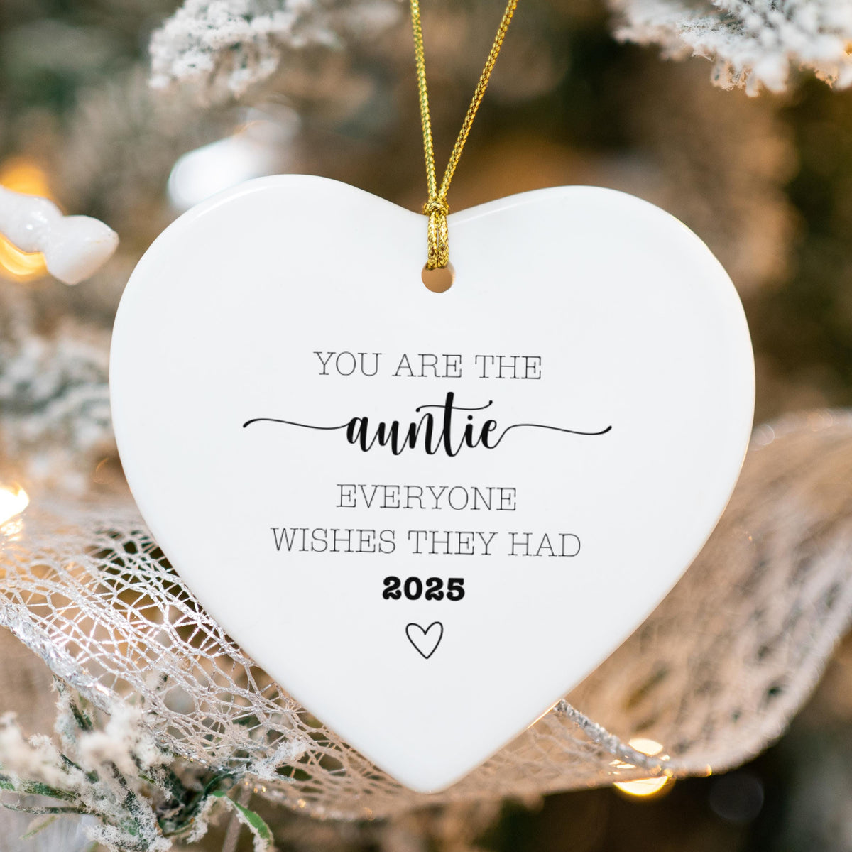 Auntie Ornament Christmas Gift for Auntie Christmas Present for Aunt gift from Niece or Nephew Auntie Christmas gift Aunt Hol