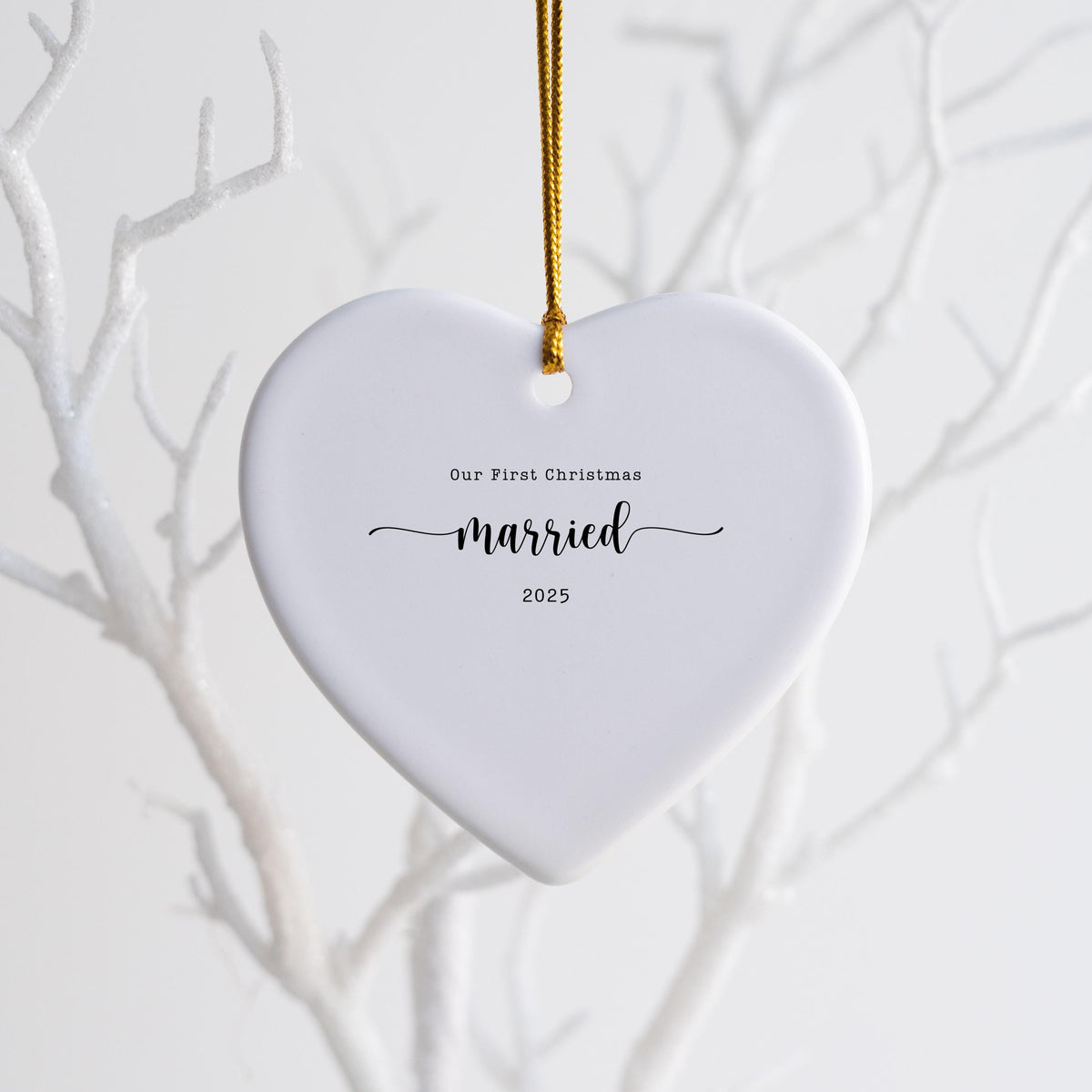 First Christmas Married Ornament First Christmas as Mr & Mrs Christmas Ornament Married Christmas Ornament Gift for Couple We