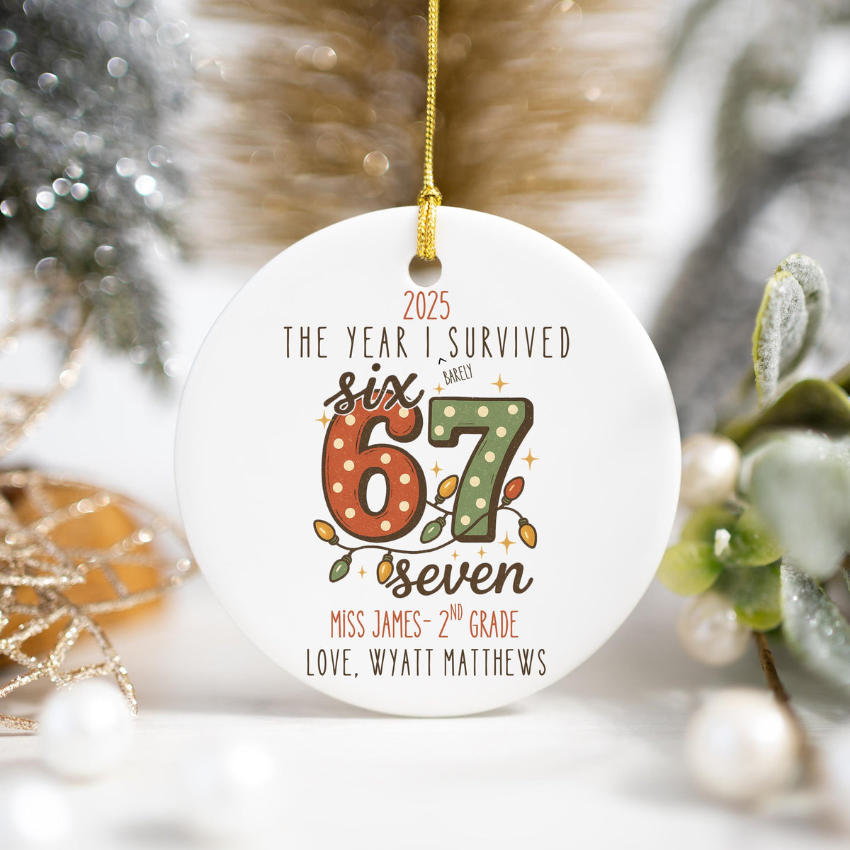 Funny Teacher Gift for Teacher Middle School Teacher Present Personalized Teacher Custom Gift Personalized Gift 2025 Teacher 