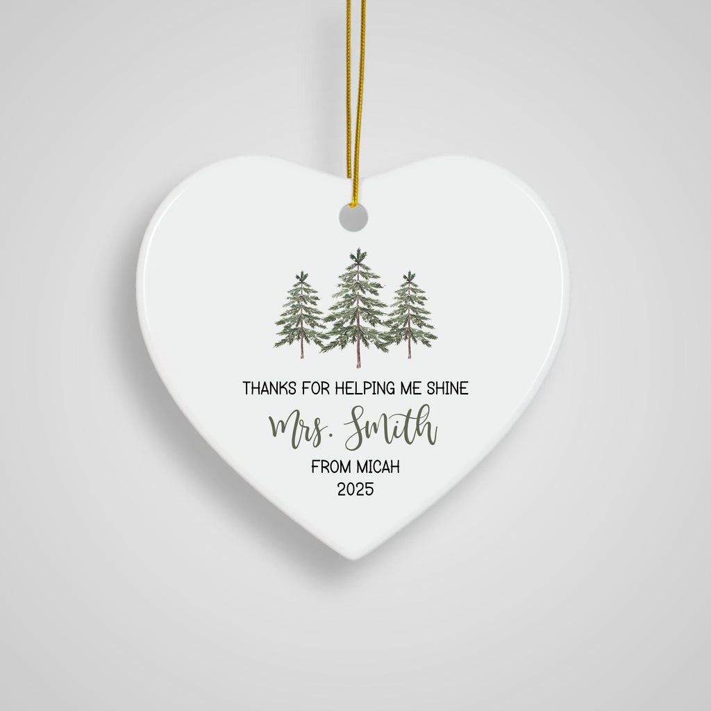 Christmas Ornament for Teacher
