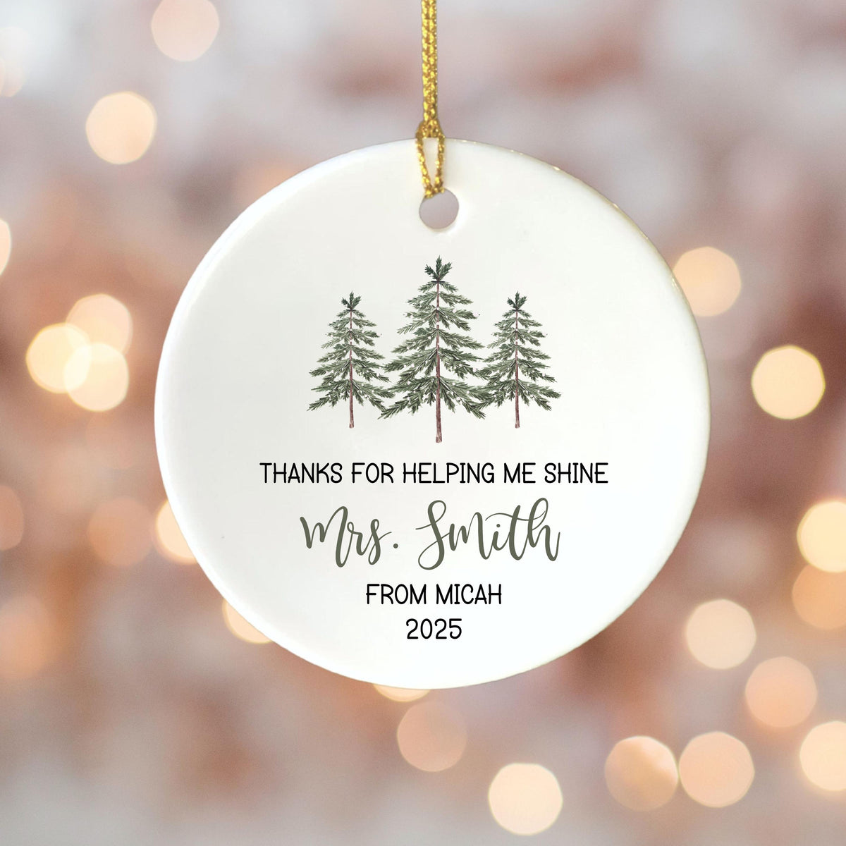 Teacher Gift for Teacher Christmas Present Personalized Gift Teacher Gift Ideas Custom Gift Personalized Gift 2025 Teacher Ch