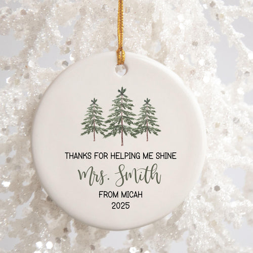 Christmas Ornament for Teacher