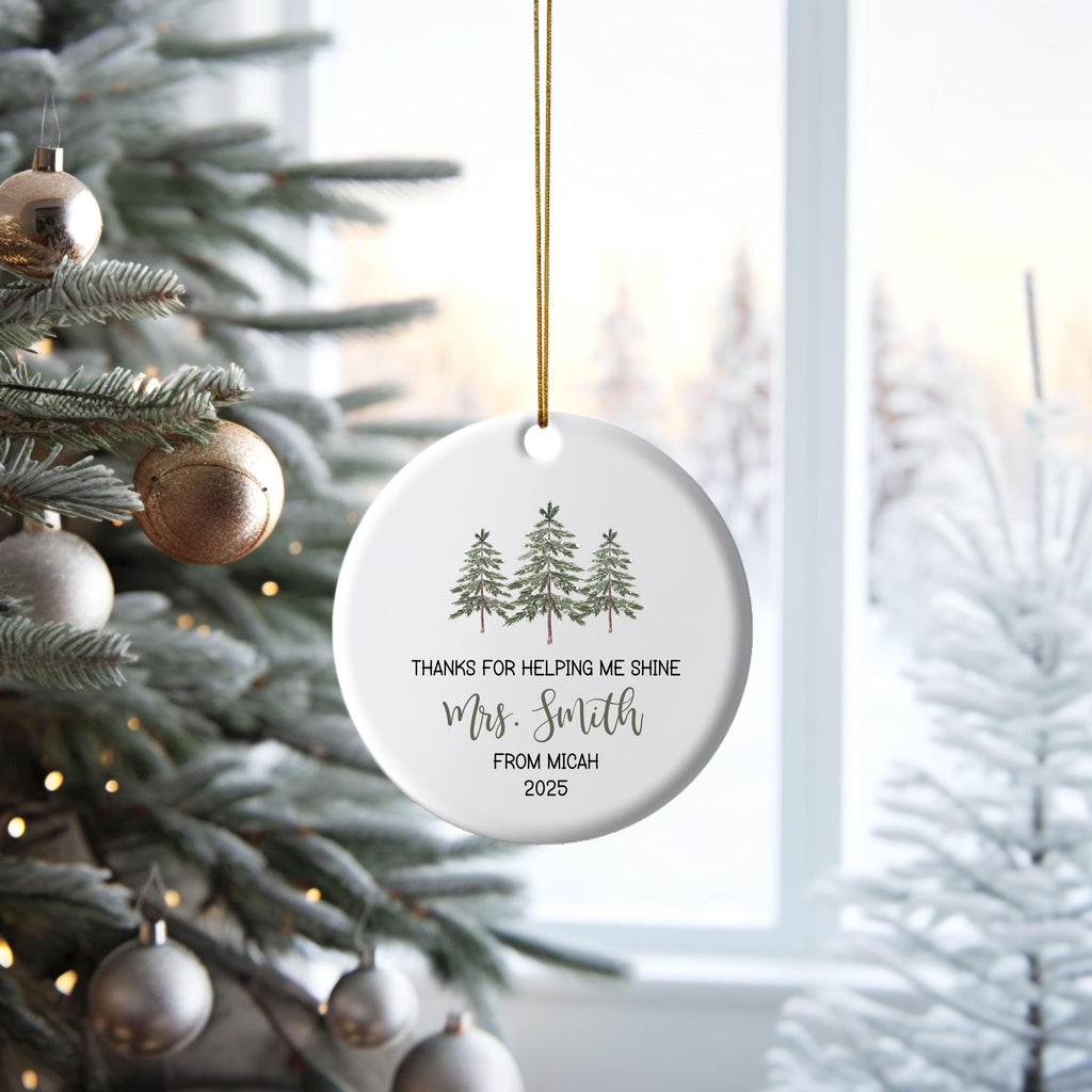 Christmas Ornament for Teacher