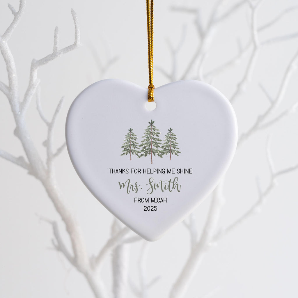 Christmas Ornament for Teacher