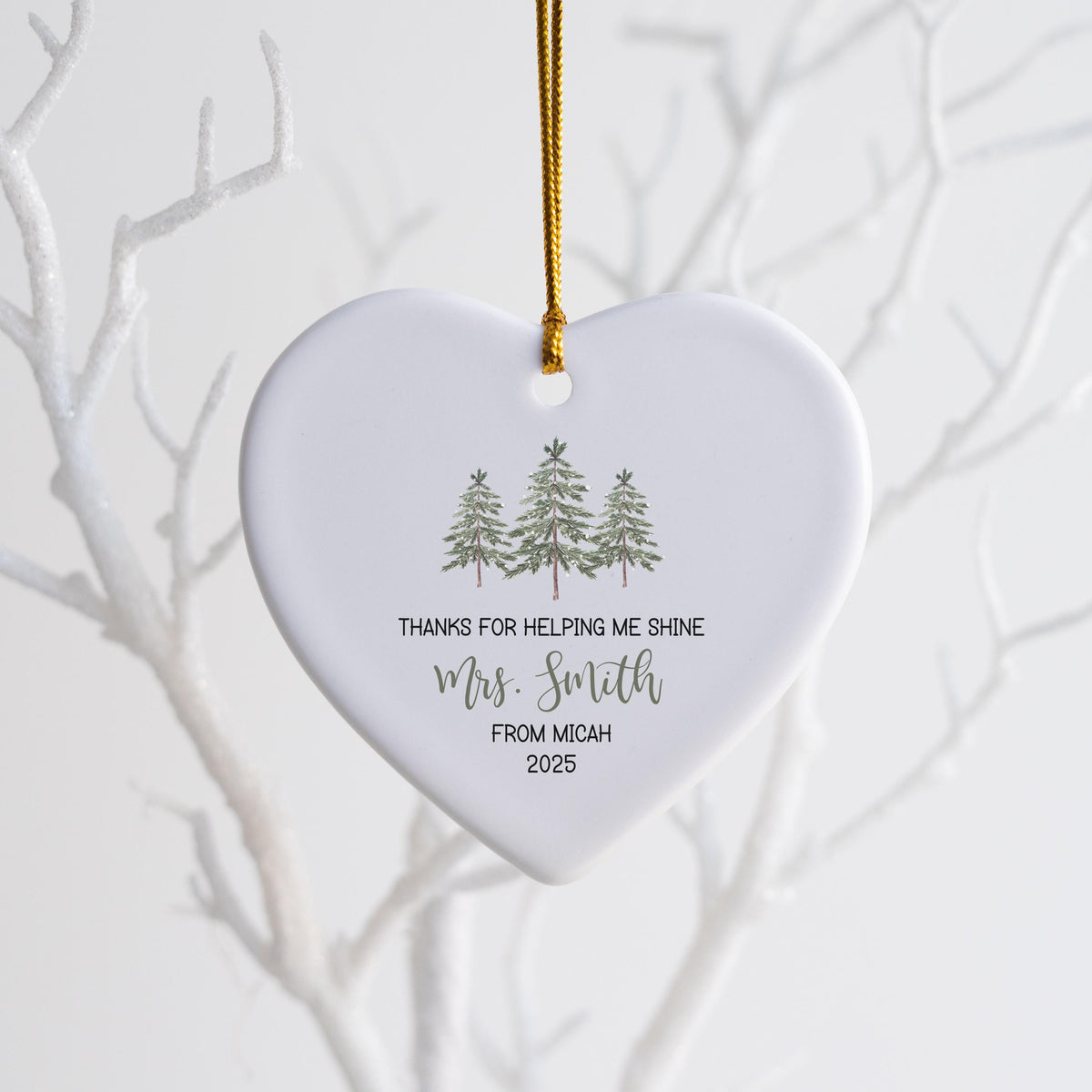 Christmas Ornament for Teacher