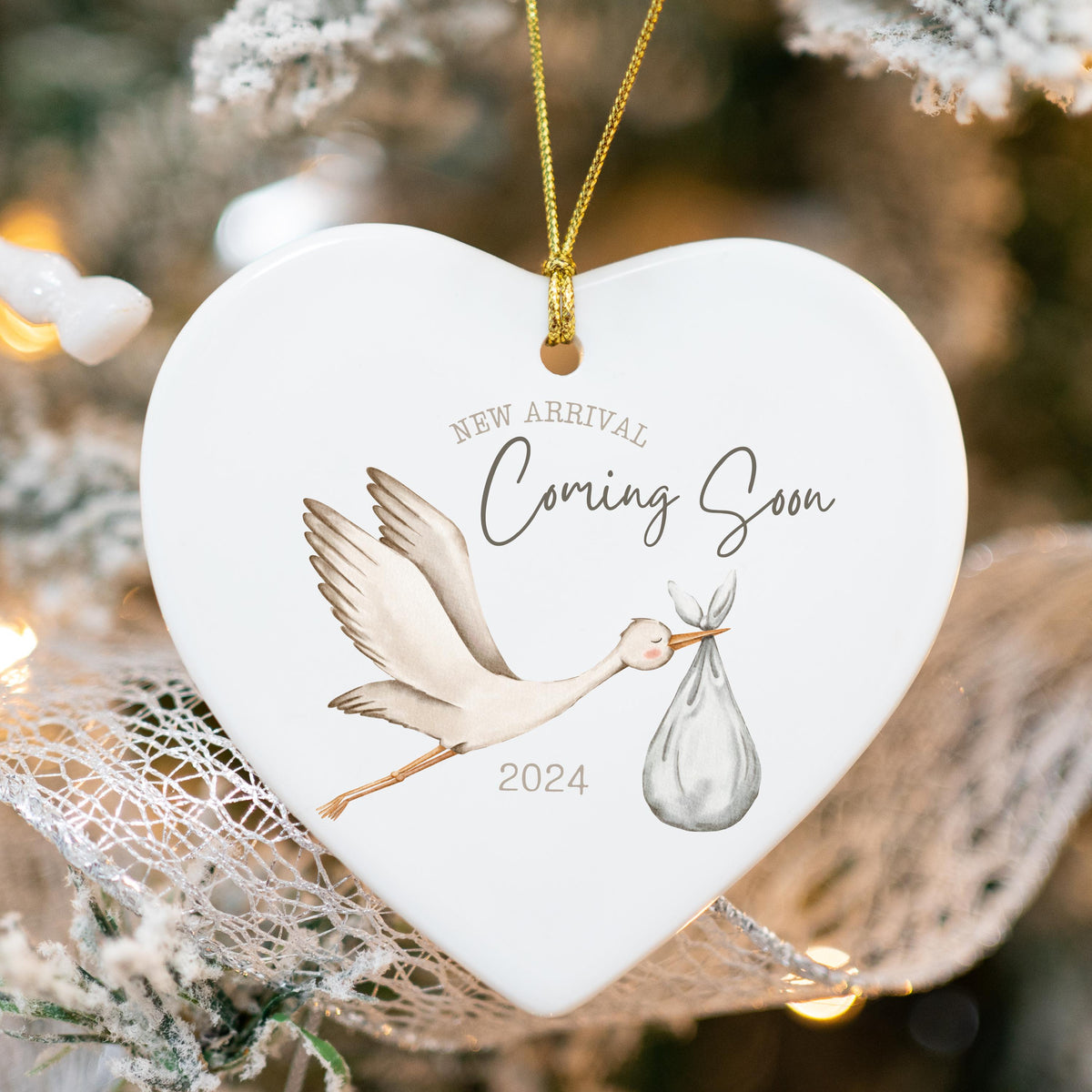 Pregnancy Announcement Ornament Expecting Parents Ornament Parents to Be Gift Baby Announcement Christmas Ornament New Mom Pr