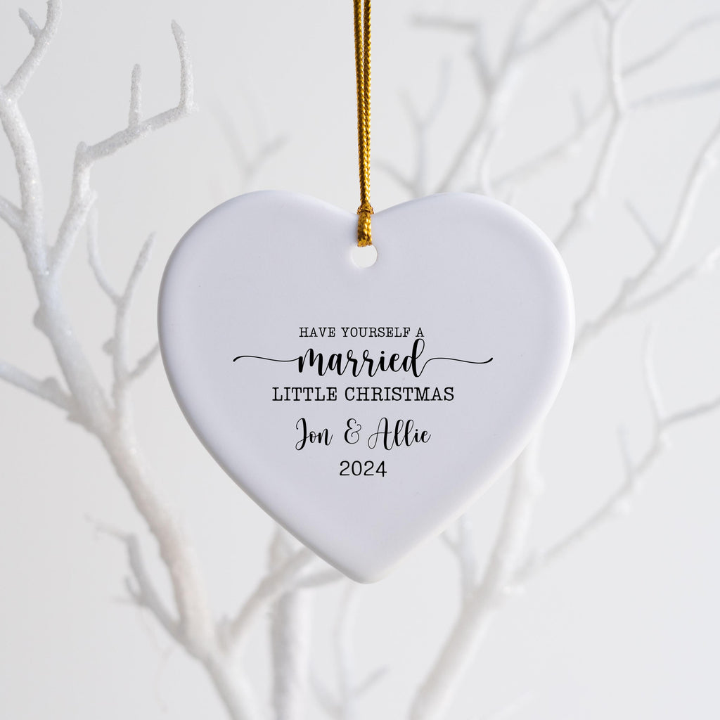 First Christmas as Mr. & Mrs Ornament First Christmas Married Christmas Ornament Personalized Married Christmas Ornament Cust