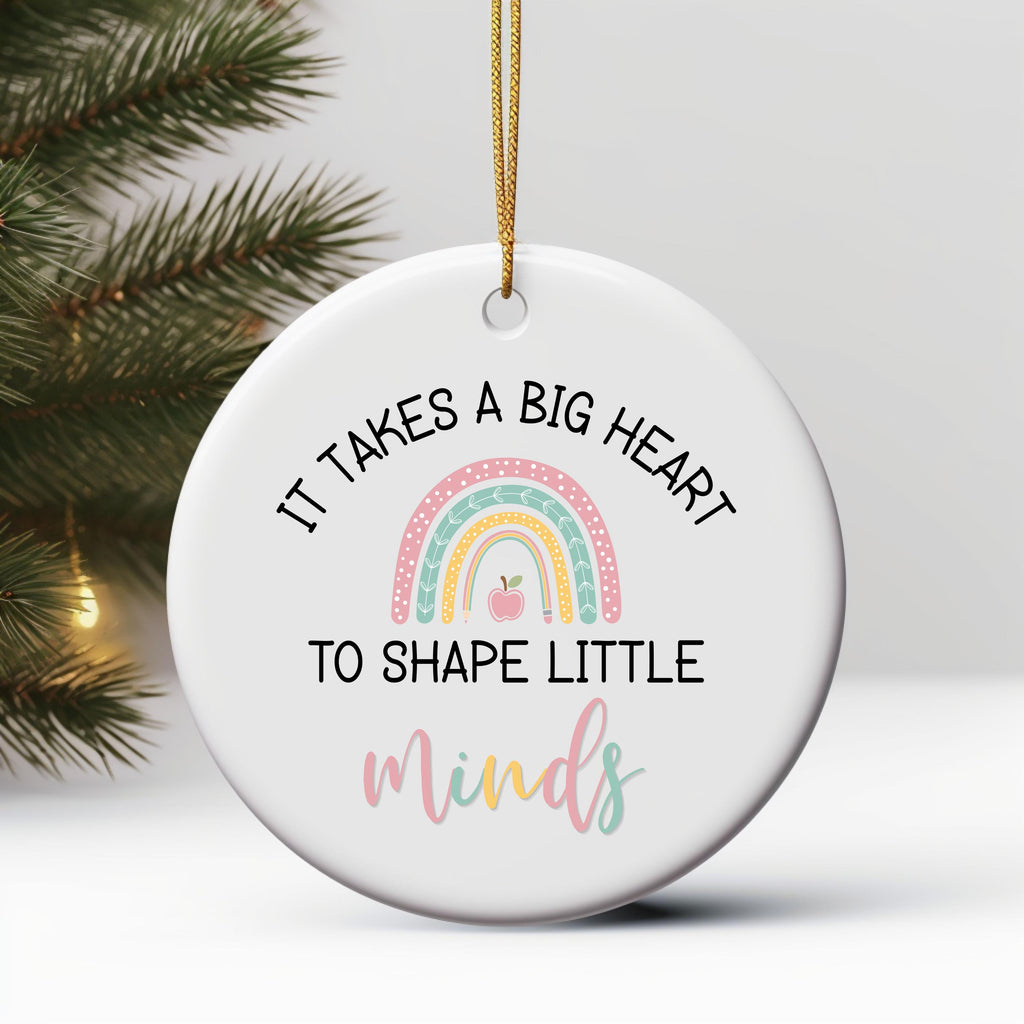 Personalized Teacher Christmas Ornament