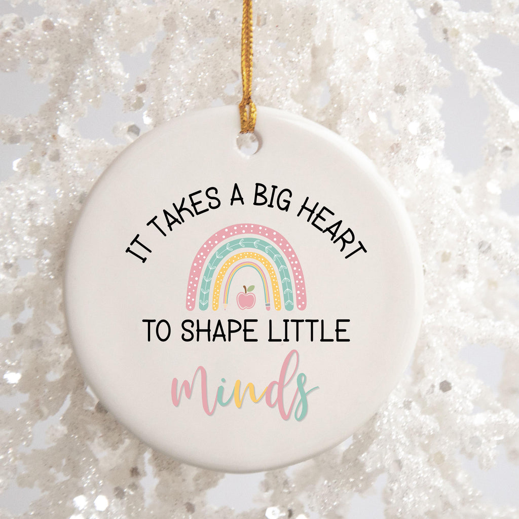 Personalized Teacher Christmas Ornament