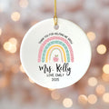 Personalized Teacher Christmas Ornament