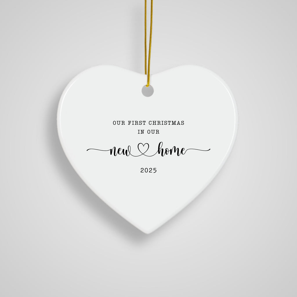 New Home Personalized Christmas Ornament Housewarming Gift for New Home Owners Gift from Realtor New Home Keepsake Christmas 