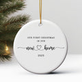 New Home Personalized Christmas Ornament Housewarming Gift for New Home Owners Gift from Realtor New Home Keepsake Christmas 