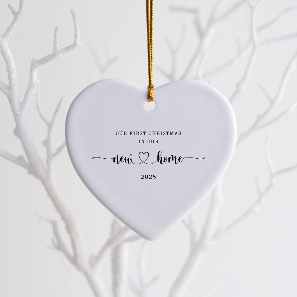 New Home Personalized Christmas Ornament Housewarming Gift for New Home Owners Gift from Realtor New Home Keepsake Christmas 