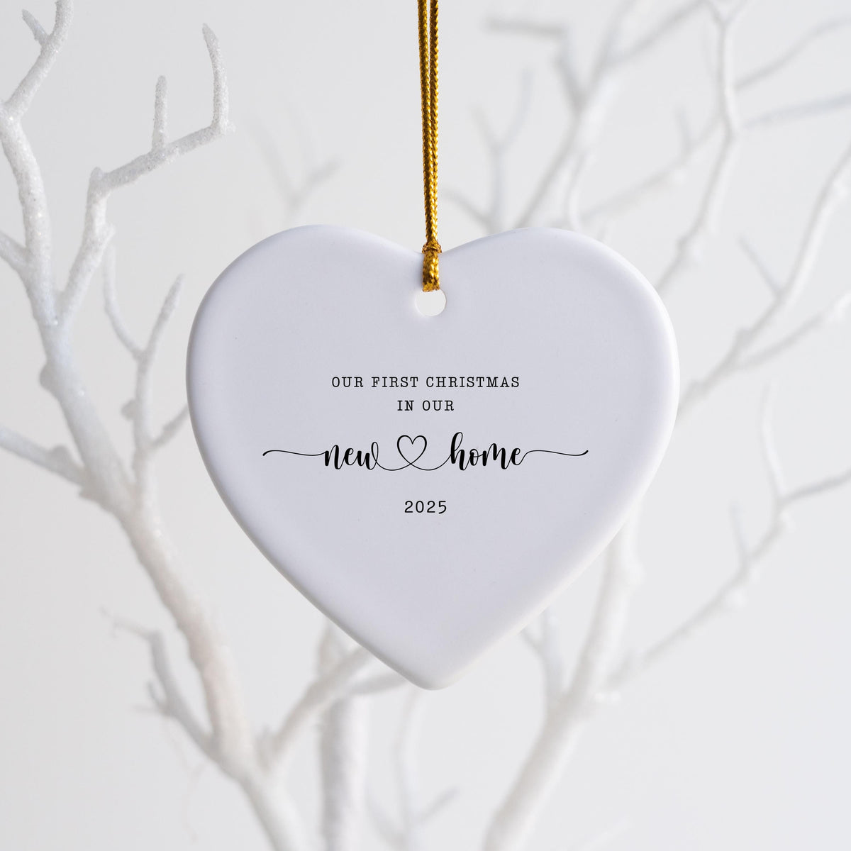 New Home Personalized Christmas Ornament Housewarming Gift for New Home Owners Gift from Realtor New Home Keepsake Christmas 