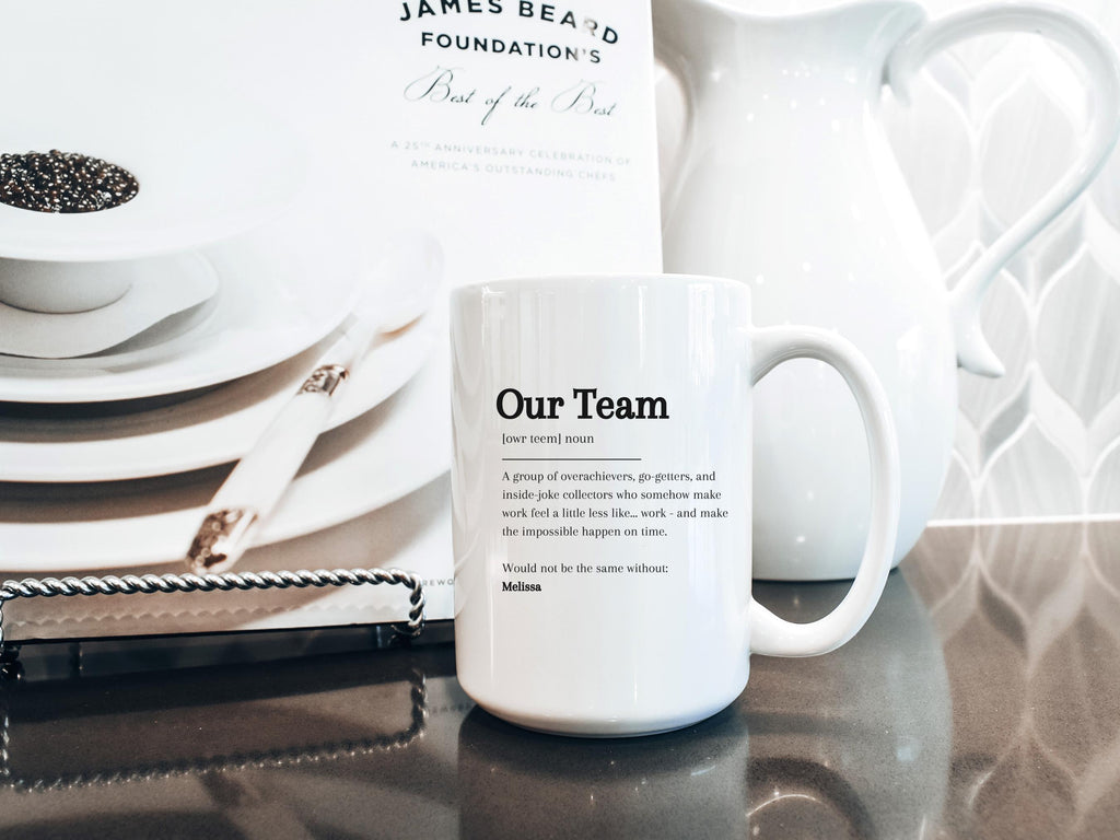 Custom Team Mug Gift for Employee Thank You Gift Christmas Employee Gift Personalized Mug Company Christmas Gift Business Cor