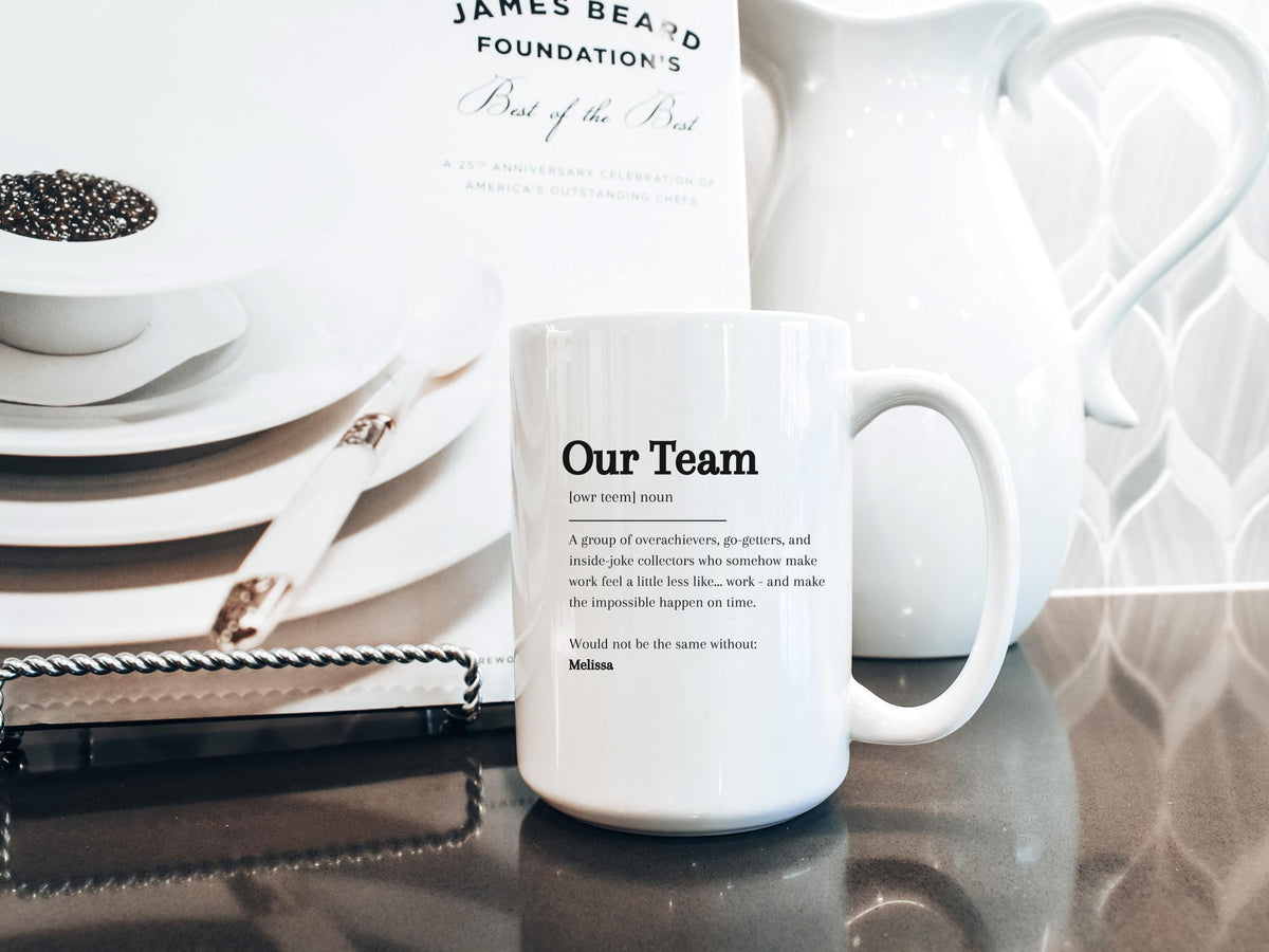 Custom Team Mug Gift for Employee Thank You Gift Christmas Employee Gift Personalized Mug Company Christmas Gift Business Cor