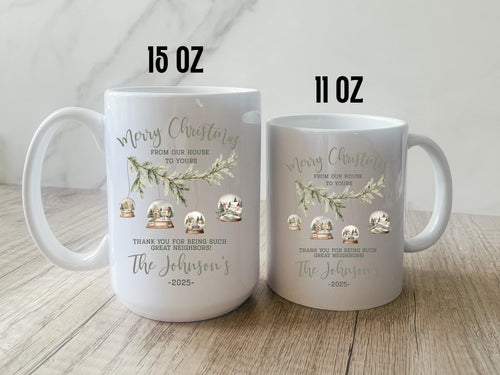 Neighbor Christmas Gift Ideas Neighbor Mug Best Neighbor Gift for Friend Neighborhood Christmas Present Appreciation Gift for