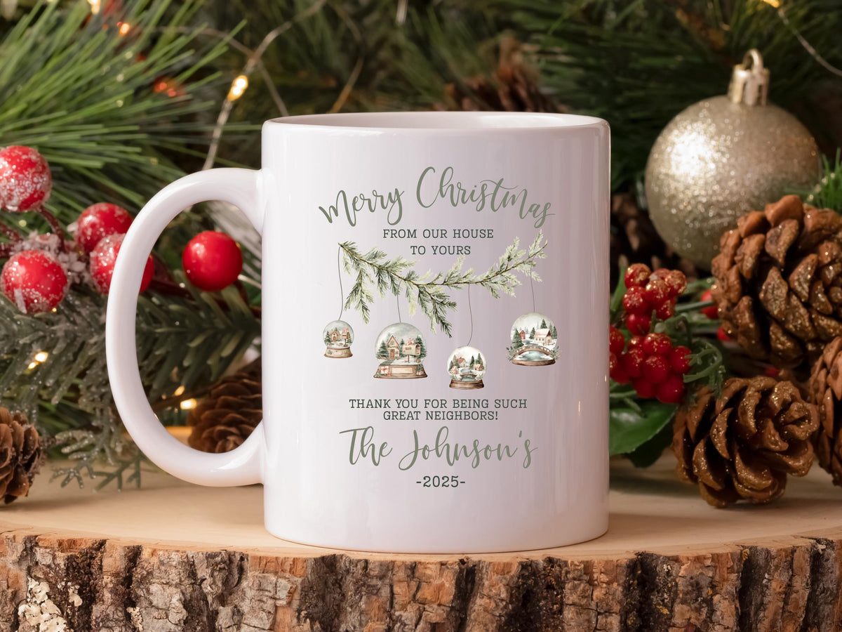 Best Neighbor Christmas Mug