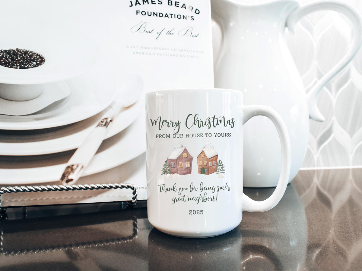 Neighbor Christmas Gift Ideas Neighbor Mug Best Neighbor Gift for Friend Neighborhood Christmas Present Appreciation Gift for