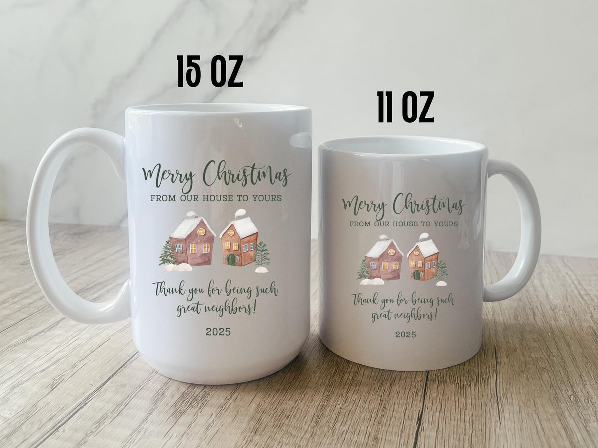 Neighbor Christmas Gift Ideas Neighbor Mug Best Neighbor Gift for Friend Neighborhood Christmas Present Appreciation Gift for