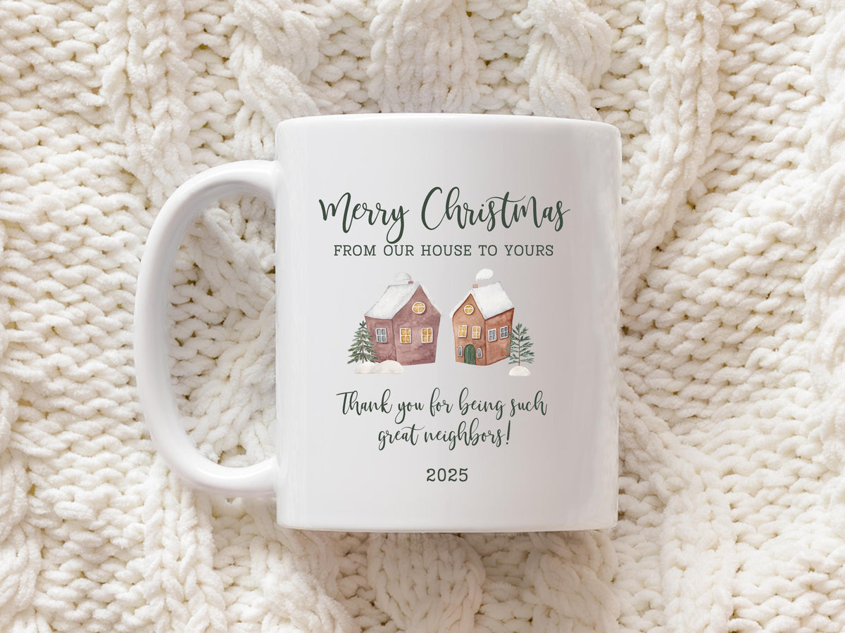 Best Neighbor Christmas Mug