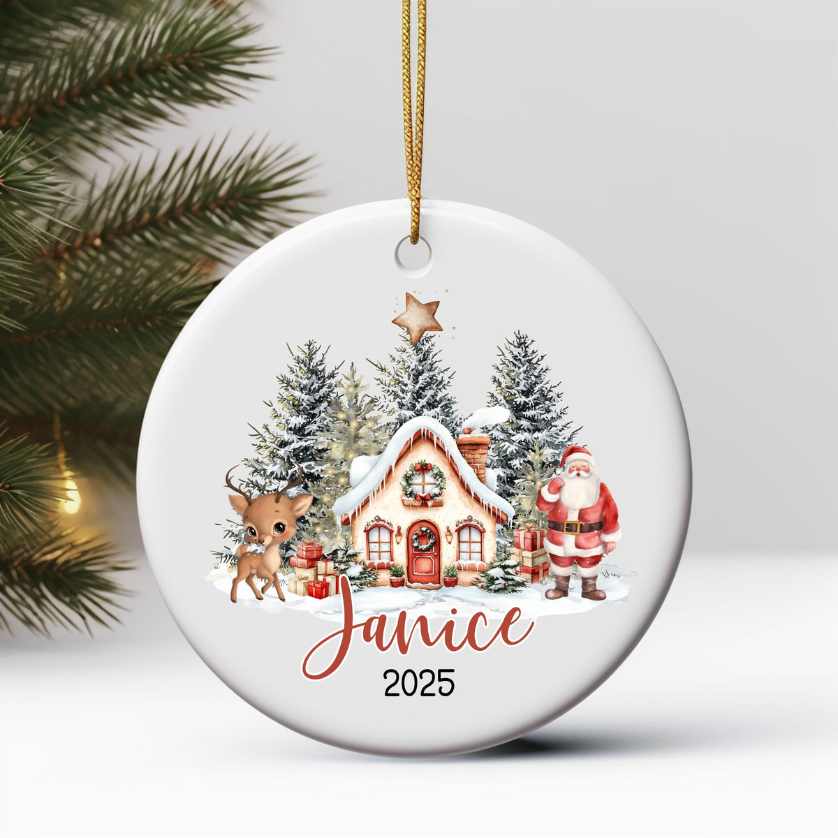 Personalized Christmas Ornament Personalized Gift Gift Ornament Custom Christmas Gift Merry Christmas Custom Name Gift Girl O