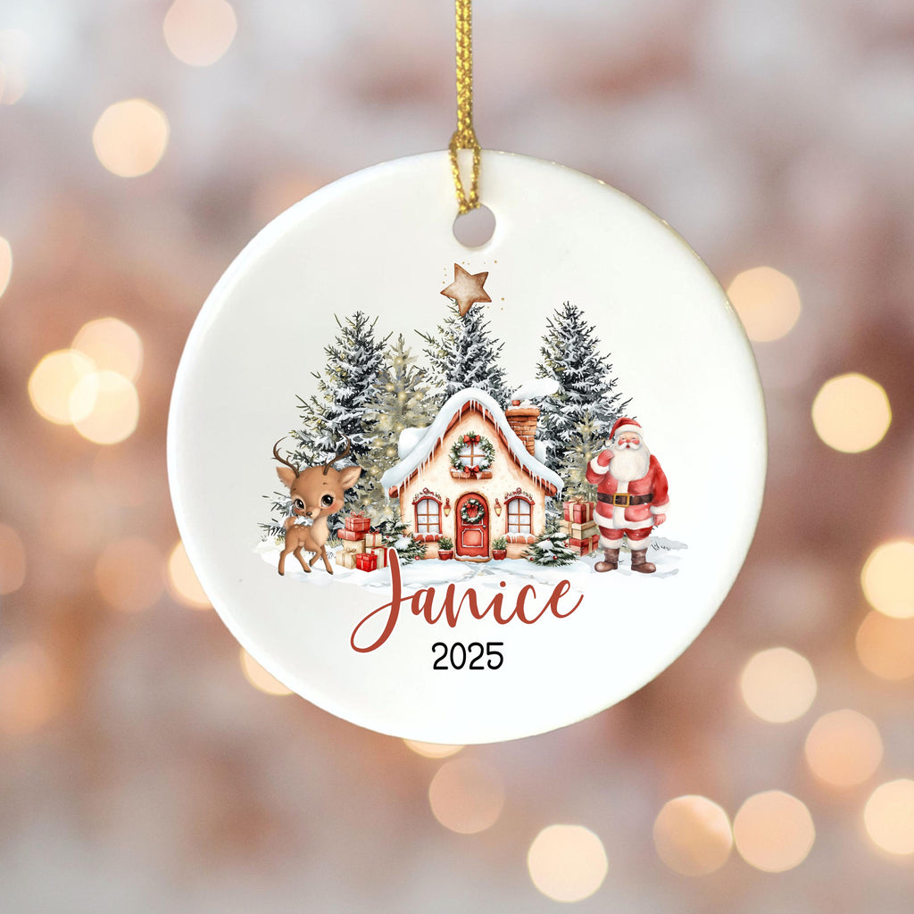 Personalized Christmas Ornament Personalized Gift Gift Ornament Custom Christmas Gift Merry Christmas Custom Name Gift Girl O