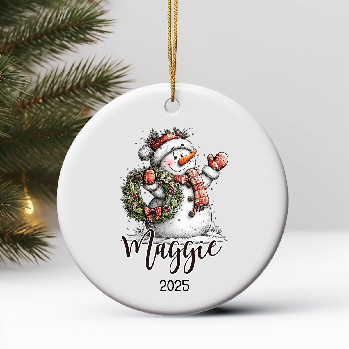 Personalized Christmas Ornament Personalized Gift Gift Ornament Custom Christmas Gift Merry Christmas Custom Name Gift Girl O